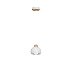 Decoland Csillár DAMA 1xE27/60W/230V fehér