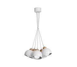 Decoland Csillár DAMA 5xE27/60W/230V fehér