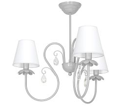 Decoland Csillár MEDUZA 3xE14/60W/230V szürke