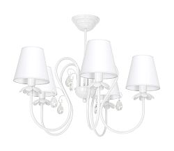 Decoland Csillár MEDUZA 5xE14/60W/230V fehér