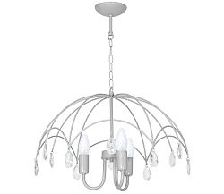 Decoland Csillár PARASOLKA 3xE14/60W/230V szürke