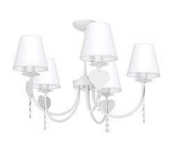 Decoland Csillár SERCE 3xE14/60W/230V fehér