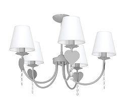 Decoland Csillár SERCE 3xE14/60W/230V szürke