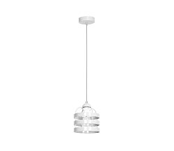 Decoland Csillár TUBE 1xE27/60W/230V fehér