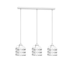 Decoland Csillár TUBE 3xE27/60W/230V fehér