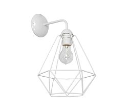 Decoland Fali lámpa BASKET 1xE27/60W/230V fehér
