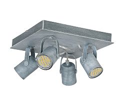 Decoland Spotlámpa MARK 4 4xGU10/40W/230V szürke