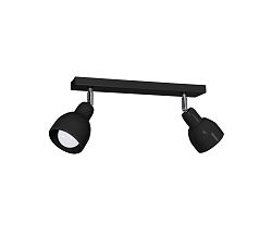 Decoland Spotlámpa PIK 2xE27/60W/230V fekete