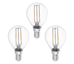Eglo KÉSZLET 3x LED Izzó VINTAGE E14/2W/230V