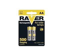 EMOS 2 db tölthető elem AA RAVER NiMH/1,2V/600 mAh
