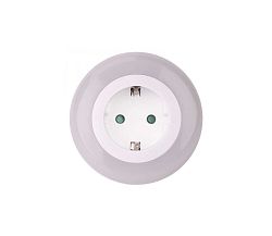 EMOS Éjszakai fény + aljzat 3xLED/0,63W/230V SCHUKO