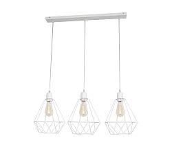 Helam Csillár KARO 3xE27/60W/230V fehér