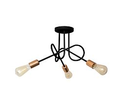 Helam Csillár OXFORD 3xE27/60W/230V fekete