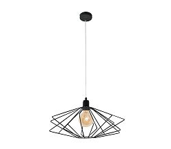 Helam Csillár SATURN 1xE27/60W/230V fekete