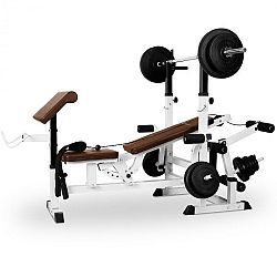 KLARFIT edzőpad, bench press, curl pult, butterfly