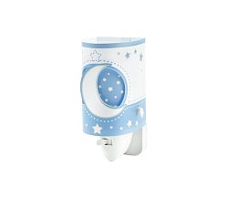 Klik LED Gyerek fali lámpa BLUE MOON LED/0,5W
