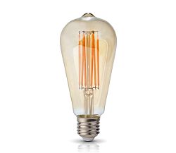 Kobi LED Izzó VINTAGE FST64 E27/7W/230V 2700K