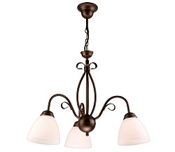 Lamkur Csillár láncon ADELLE 3xE27/60W/230V