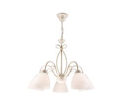Lamkur Csillár láncon ADELLE 5xE27/60W/230V
