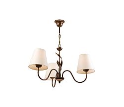 Lamkur Csillár láncon ALEKSIS 3xE27/60W/230V