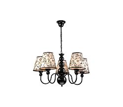 Lamkur Csillár láncon BOULI 5xE27/60W/230V