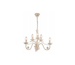 Lamkur Csillár láncon DONATO 5xE14/40W/230V