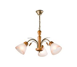 Lamkur Csillár láncon TULIPAN 3xE27/60W/230V