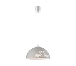 Lamkur Csillár zsinóron 1xE27/60W/230V hattyúk