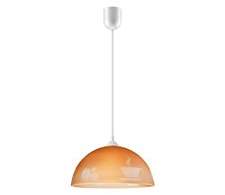 Lamkur Csillár zsinóron 1xE27/60W/230V kávé