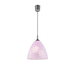 Lamkur Csillár zsinóron 1xE27/60W/230V Virágok