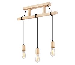 Lamkur Csillár zsinóron LEON 3xE27/60W/230V
