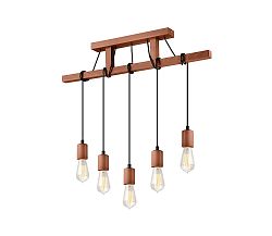 Lamkur Csillár zsinóron LEON 5xE27/60W/230V