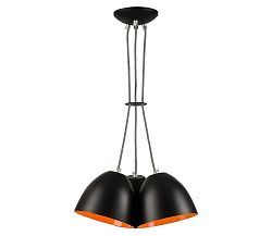 Lamkur Csillár zsinóron LIVIA 3xE27/60W/230V