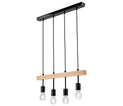 Lamkur Csillár zsinóron ORAZIO 2xE27/60W/230V