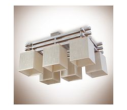 Light4home Csillár BERGAMO 6xE14/40W/230V bézs