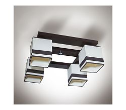 Light4home Csillár GRANADA 4xE27/40W/230V barna
