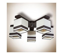 Light4home Csillár GRANADA 5xE27/60W/230V barna