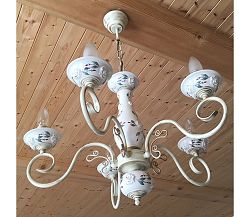 Light4home Csillár láncon AURORA 5xE14/40W/230V