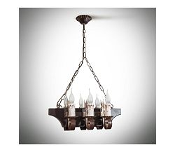 Light4home Csillár láncon GABRIEL 6xE14/40W/230V