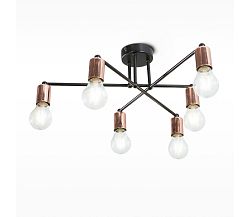 Light4home Csillár rúdon SOLIDO 6xE27/60W/230V