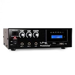 LTC PAA60USB PA erősítő, USB, MP3, mikrofon, 12 V