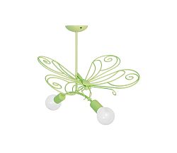 Luminex BUTTERFLY gyerek csillár 2xE27/60W zöld