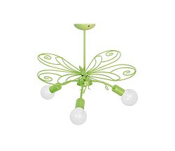 Luminex BUTTERFLY gyerek csillár 3xE27/60W zöld