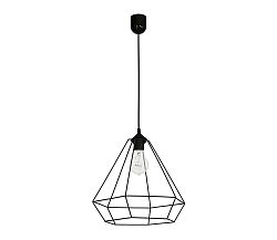 Luminex Csillár ALMA 1xE27/60W/230V fekete
