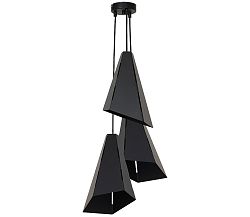 Luminex Csillár ALPIN 3 3xE27/60W fekete