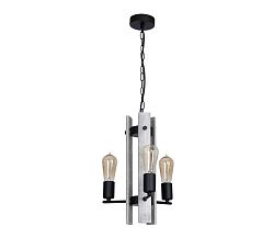 Luminex Csillár GERA 5xE27/60W/230V fekete