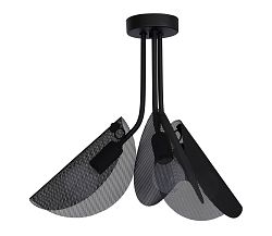 Luminex Csillár KERRA 3xE14/60W/230V fekete