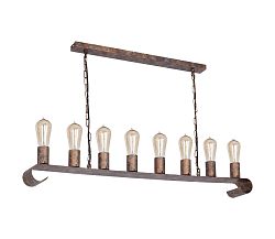 Luminex Csillár láncon MOIRA 8xE27/60W/230V
