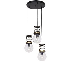 Luminex Csillár SPRINGs 1 1xE27/60W bronz