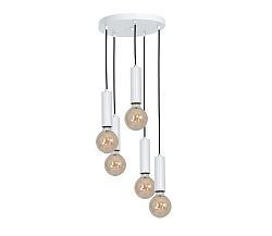 Luminex Csillár TUBES 1xE27/60W/230V fehér